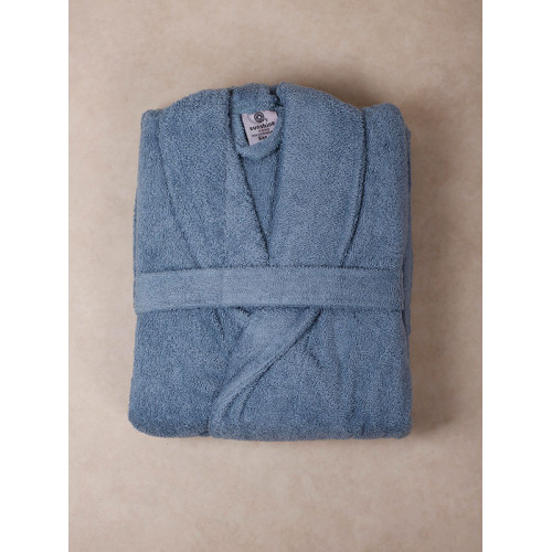 Μπουρνούζι Ενηλίκων με Γιακά (Medium) Βαμβακερό Sunshine Sato Aqua