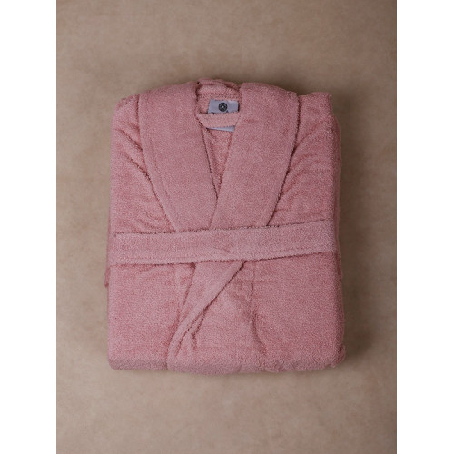 Μπουρνούζι Ενηλίκων με Γιακά (XLarge) Βαμβακερό Sunshine Sato Powder