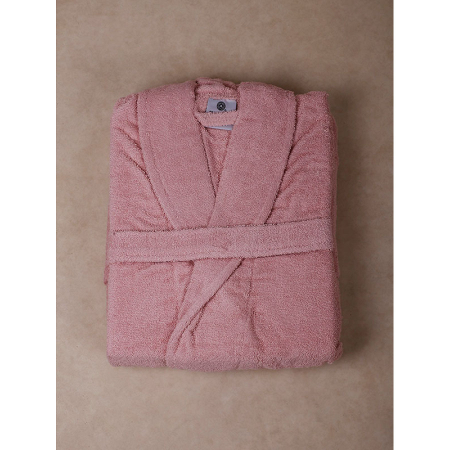 Μπουρνούζι Ενηλίκων με Γιακά (XLarge) Βαμβακερό Sunshine Sato Powder