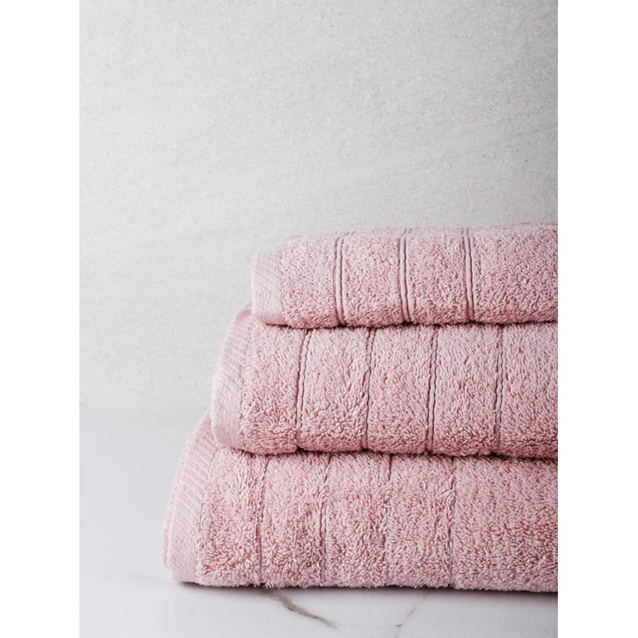 Σετ Πετσέτες 3 τεμ (Χειρός | Προσώπου | Λουτρού) Βαμβακερές Πενιέ Sunshine Dory 25-Powder