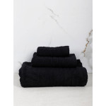 Σετ Πετσέτες 3 τεμ (Χειρός | Προσώπου | Λουτρού) Βαμβακερές Πενιέ Sunshine Himbury 15-Black