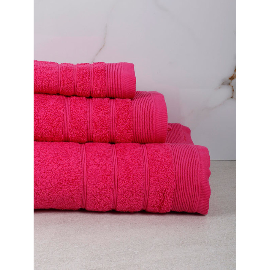 Πετσέτα Προσώπου (50x100) Βαμβακερή Πενιέ Sunshine Himbury 4-Fuchsia