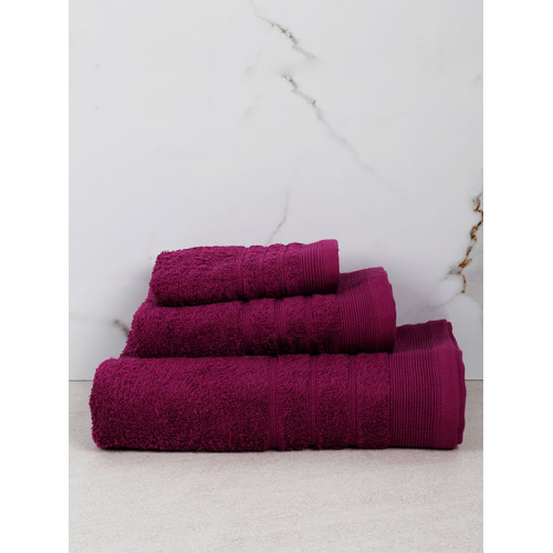 Πετσέτα Προσώπου (50x100) Βαμβακερή Πενιέ Sunshine Himbury 5-Mauve