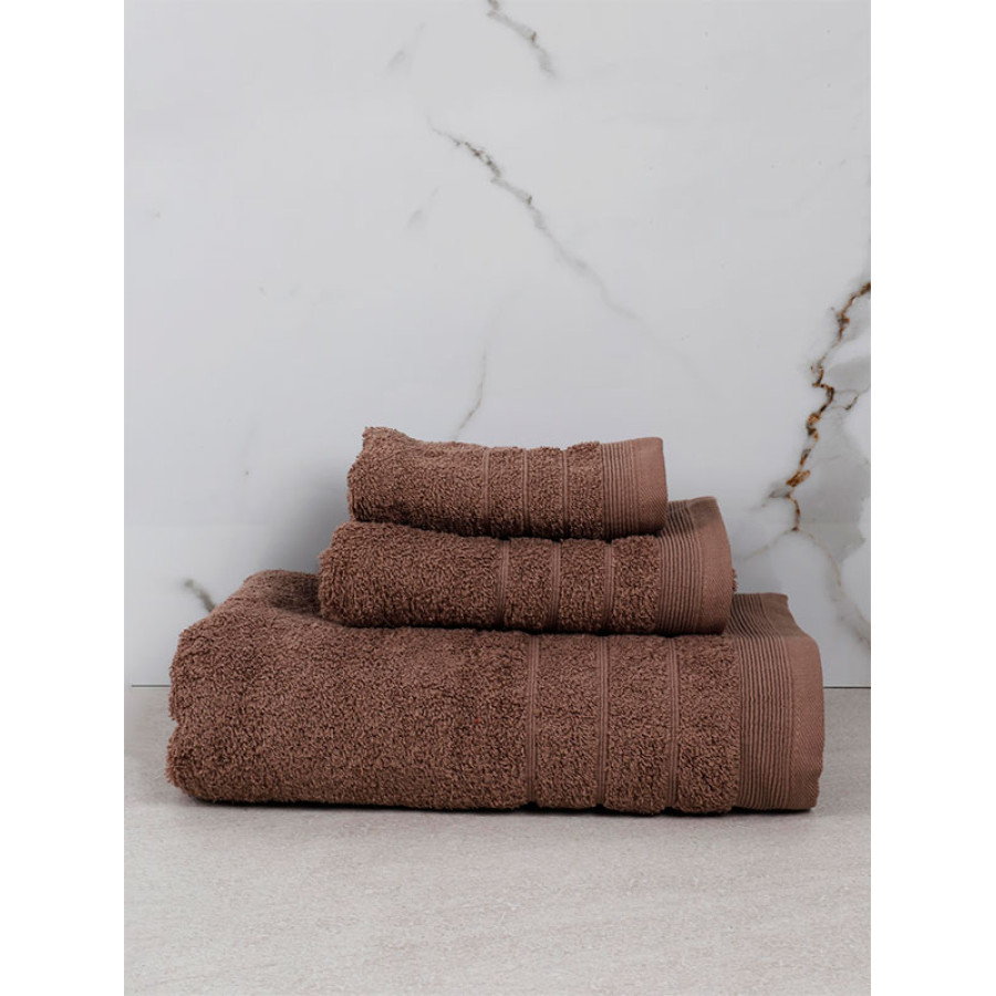 Πετσέτα Λουτρού (70x140) Βαμβακερή Πενιέ Sunshine Himbury 8-Mocha