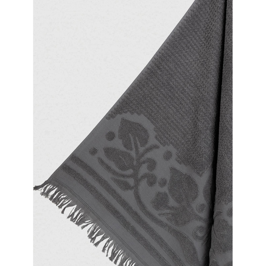 Πετσέτα Χειρός (40x60) Βαμβακερή Με Κρόσια Sunshine Κρόσι 5 Dark Grey