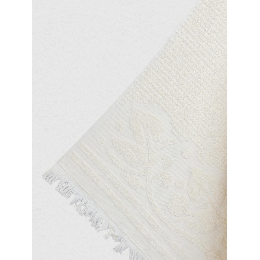 Πετσέτα Χειρός (40x60) Βαμβακερή Με Κρόσια Sunshine Κρόσι 10 Ecru