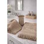 Πετσέτα Προσώπου (50x90) Βαμβακερή Με Κρόσια Sunshine Κρόσι 8 Coffee