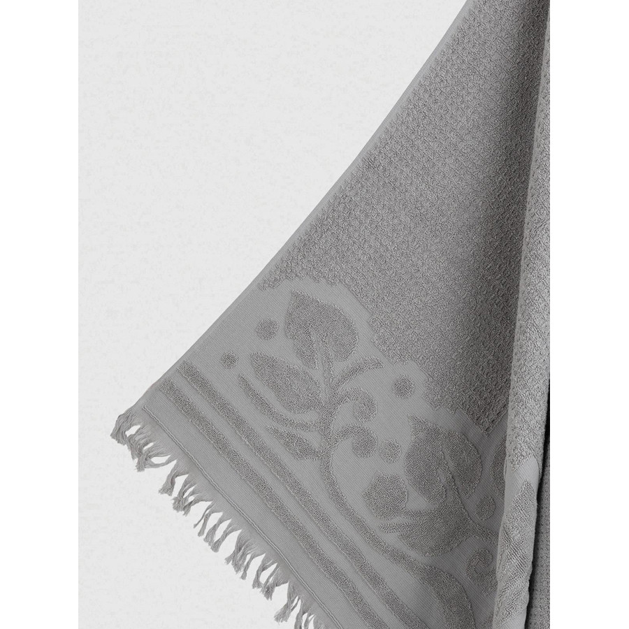 Πετσέτα Λουτρού (80x150) Βαμβακερή Με Κρόσια Sunshine Κρόσι 6 Light Grey