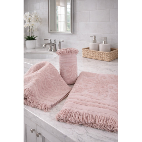 Πετσέτα Λουτρού (80x150) Βαμβακερή Με Κρόσια Sunshine Κρόσι 3 Powder