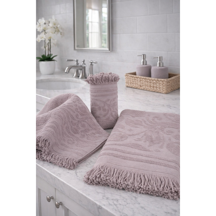 Πετσέτα Προσώπου (50x90) Βαμβακερή Με Κρόσια Sunshine Κρόσι 4 Rotten Apple