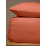 Κατωσέντονο Μονό Μονόχρωμο με Λάστιχο (100x200+25) 50%βαμ-50%πολ Sunshine Menta 6 Brick