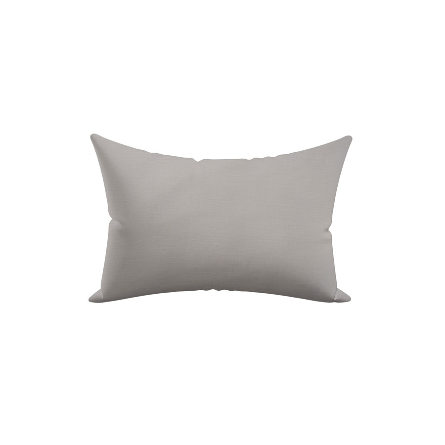 Μαξιλαροθήκες 2 τεμ Μονόχρωμες (50x70) 50%βαμ-50%πολ Sunshine Menta 19 Dark Grey