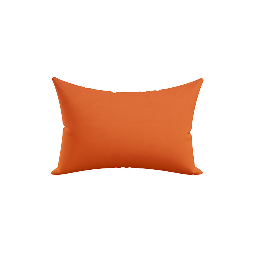Μαξιλαροθήκες 2 τεμ Μονόχρωμες (50x70) 50%βαμ-50%πολ Sunshine Menta 7 Orange