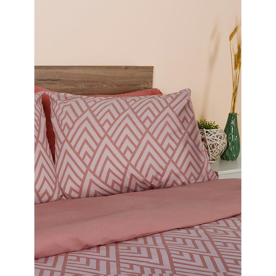 Σετ Σεντόνια King Size (260x270) Βαμβακερά Sunshine Cotton Feelings 2036 Pink