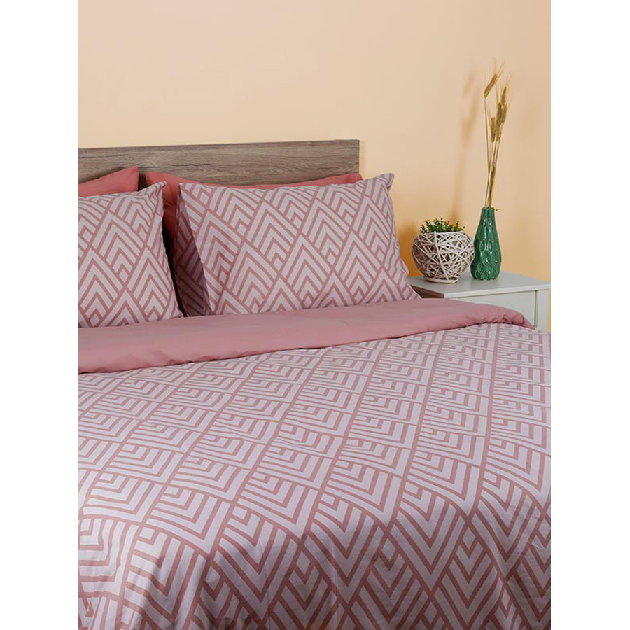 Σετ Σεντόνια King Size (260x270) Βαμβακερά Sunshine Cotton Feelings 2036 Pink