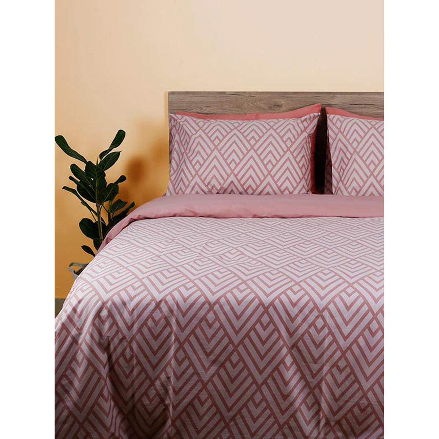 Σετ Σεντόνια King Size (260x270) Βαμβακερά Sunshine Cotton Feelings 2036 Pink