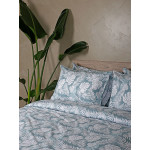 Παπλωματοθήκη Διπλή (200x250) Βαμβακερή Sunshine Cotton Feelings 2038 Aqua