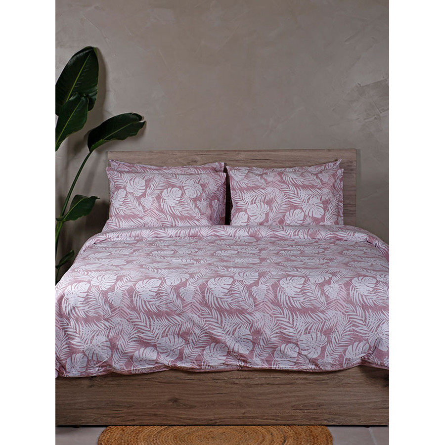Σετ Σεντόνια King Size (260x270) Βαμβακερά Sunshine Cotton Feelings 2038 Pink