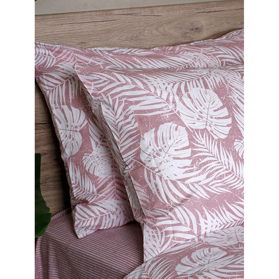 Σετ Σεντόνια King Size (260x270) Βαμβακερά Sunshine Cotton Feelings 2038 Pink