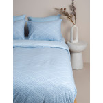 Σετ Σεντόνια King Size (260x270) Βαμβακερά Sunshine Cotton Feelings 2048 Blue