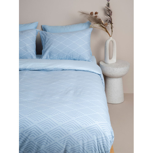 Σετ Σεντόνια Διπλά-Ημίδιπλα (200x270) Βαμβακερά Sunshine Cotton Feelings 2048 Blue