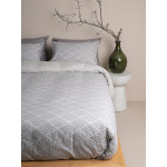 Σετ Σεντόνια King Size (260x270) Βαμβακερά Sunshine Cotton Feelings 2048 Grey