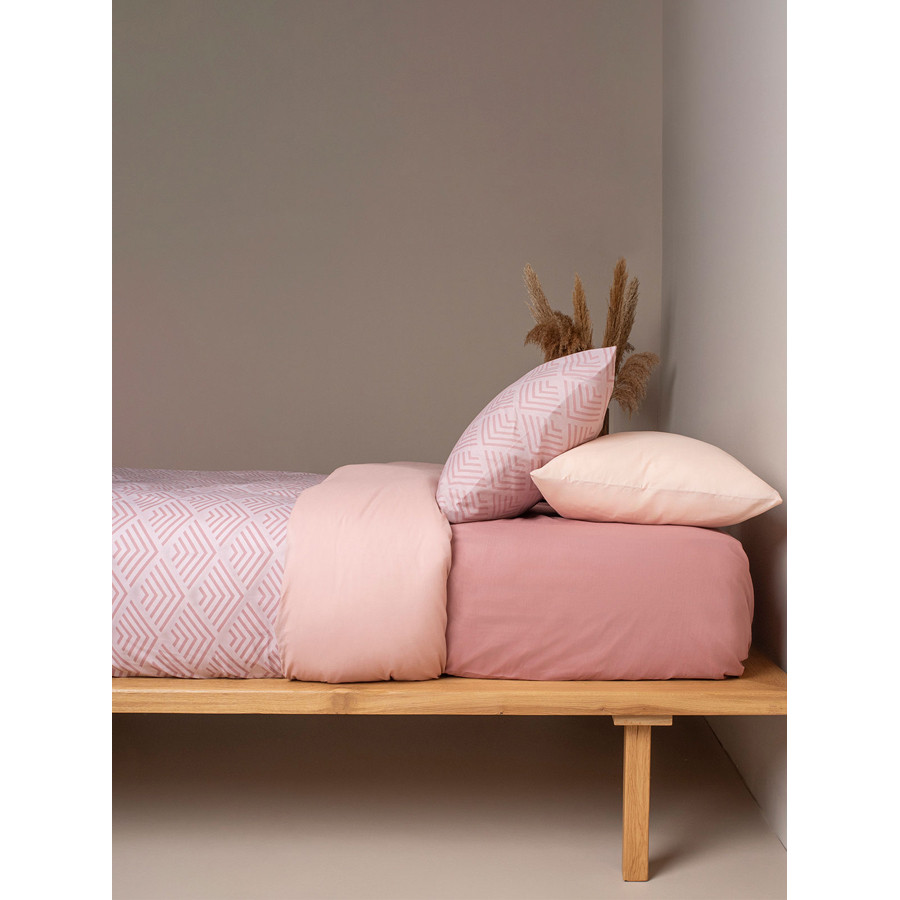 Σετ Σεντόνια Διπλά-Ημίδιπλα (200x270) Βαμβακερά Sunshine Cotton Feelings 2048 Powder