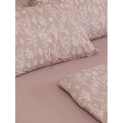 Σετ Σεντόνια Διπλά-Ημίδιπλα (200x270) Βαμβακερά Sunshine Cotton Feelings 2050 Powder