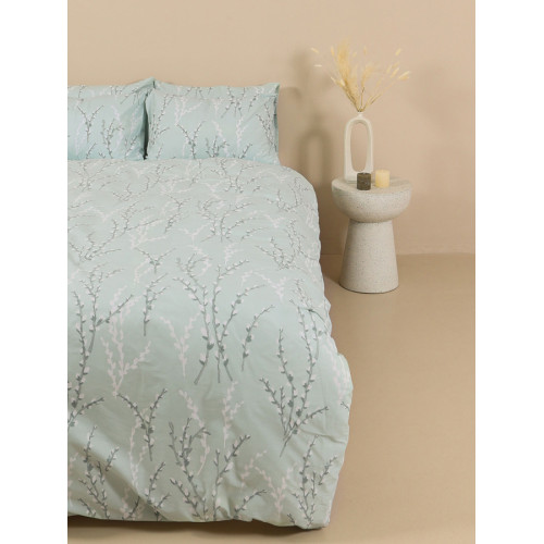 Παπλωματοθήκη Υπέρδιπλη (230x250) Βαμβακερή Sunshine Cotton Feelings 2054 Aqua