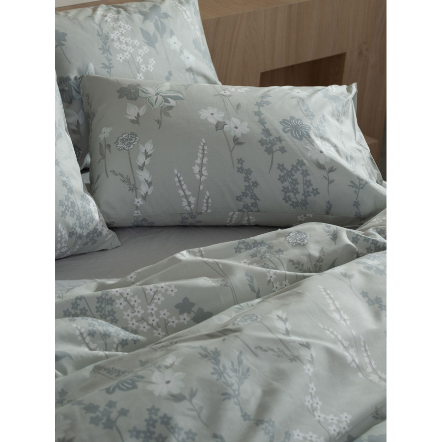 Σετ Σεντόνια Διπλά-Ημίδιπλα (200x270) Βαμβακερά Sunshine Cotton Feelings 2060 Grey