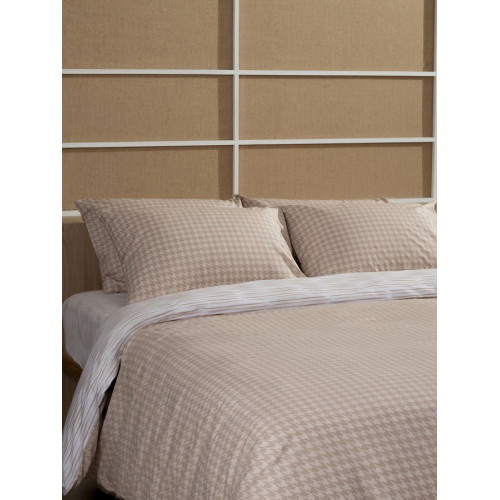 Παπλωματοθήκη Μονή (170x250) Βαμβακερή Sunshine Cotton Feelings 2064 Beige