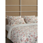 Παπλωματοθήκη Διπλή (200x250) Βαμβακερή Sunshine Cotton Feelings 2068 Ecru