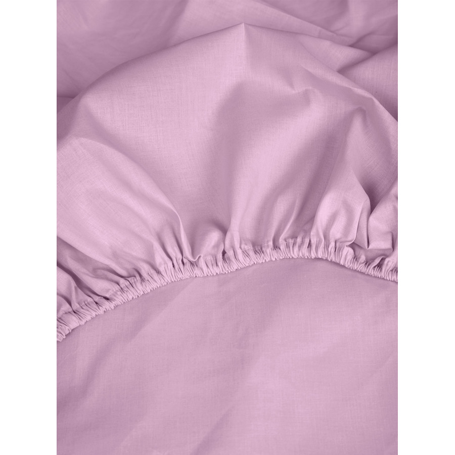Κατωσέντονο Υπέρδιπλο Μονόχρωμο με Λάστιχο (180x200+30) Βαμβακερό Sunshine Cotton Feelings 102 Lila