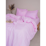 Σετ Σεντόνια Μονά Μονόχρωμα με Λάστιχο (165x270) Βαμβακερά Sunshine Cotton Feelings 102 Lila