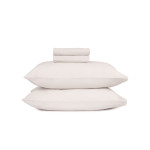 Μαξιλαροθήκες 2 τεμ Μονόχρωμες (50x70) Βαμβακερές Sunshine Cotton Feelings 108 Ecru