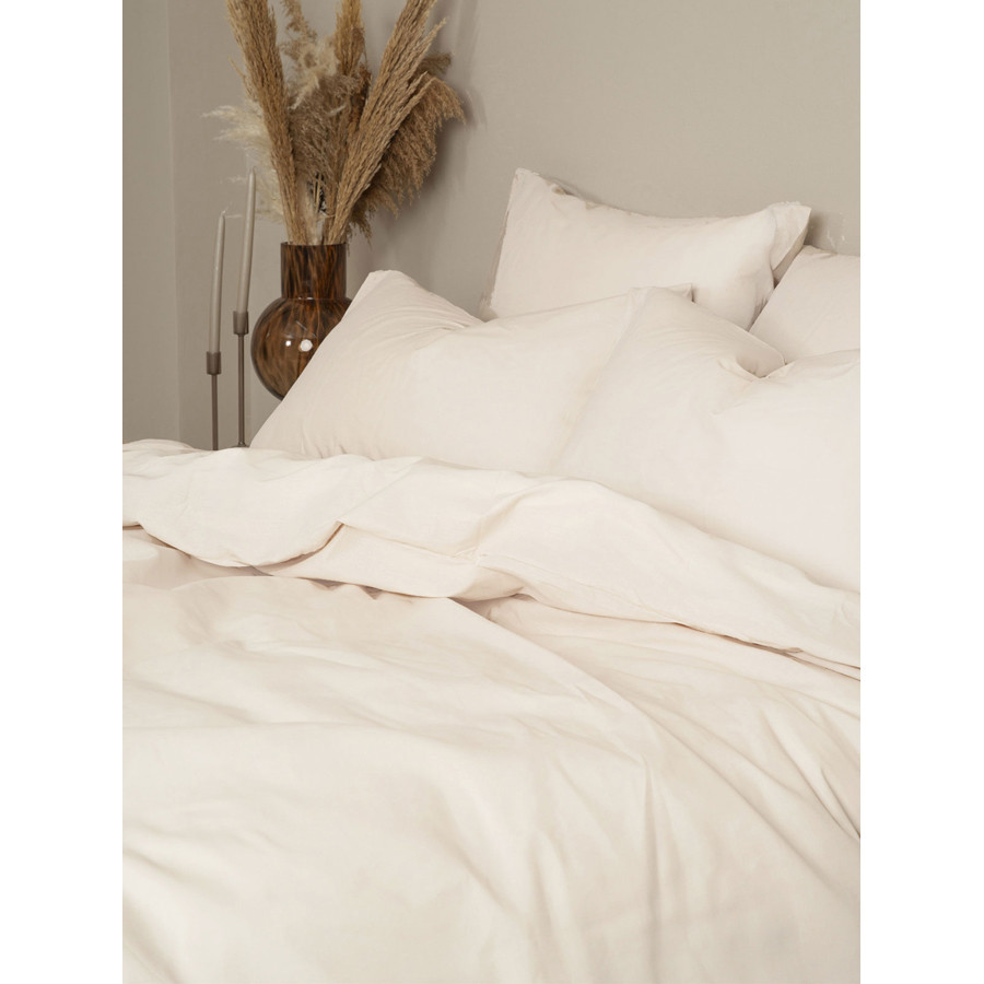 Μαξιλαροθήκες 2 τεμ Μονόχρωμες (50x70) Βαμβακερές Sunshine Cotton Feelings 108 Ecru