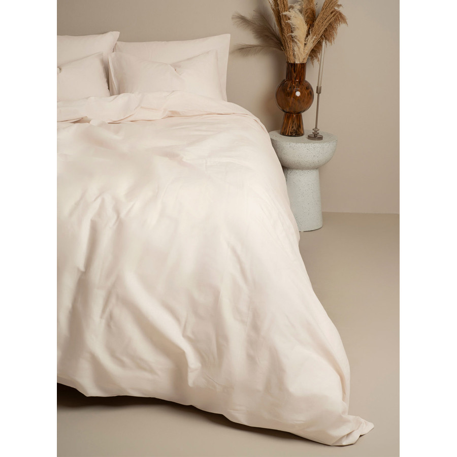 Σετ Σεντόνια Μονά Μονόχρωμα με Λάστιχο (165x270) Βαμβακερά Sunshine Cotton Feelings 108 Ecru