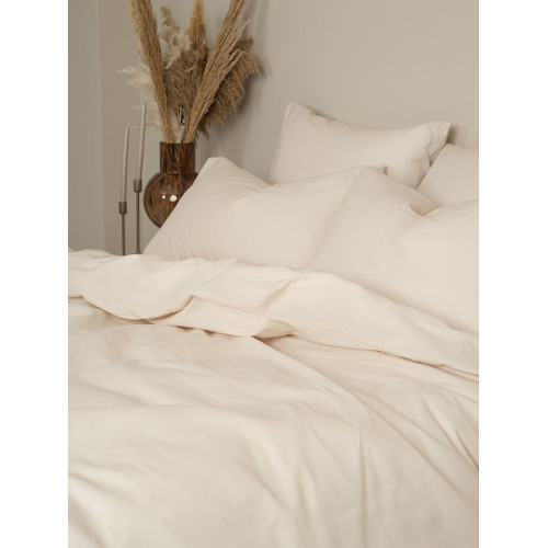 Σετ Σεντόνια Υπέρδιπλα Μονόχρωμα (235x270) Βαμβακερά Sunshine Cotton Feelings 109 Sand