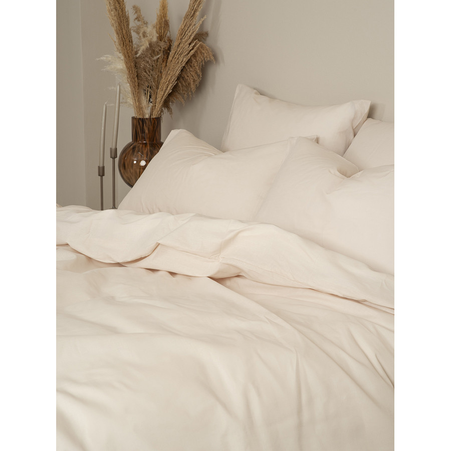 Σετ Σεντόνια Υπέρδιπλα Μονόχρωμα (235x270) Βαμβακερά Sunshine Cotton Feelings 109 Sand