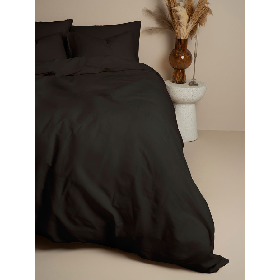 Παπλωματοθήκη Υπέρδιπλη Μονόχρωμη (230x250) Βαμβακερή Sunshine Cotton Feelings 111 Black