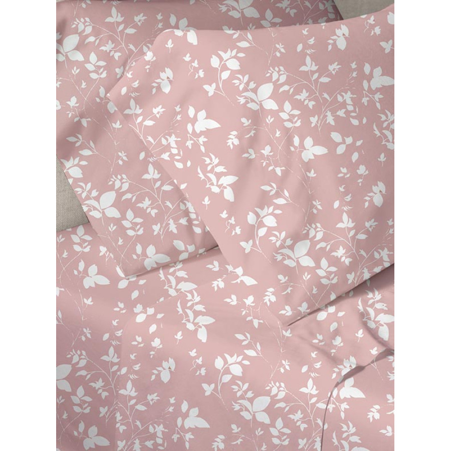 Παπλωματοθήκη Υπέρδιπλη (230x250) 50%βαμ-50%πολ Sunshine Menta Collection 040 Pink