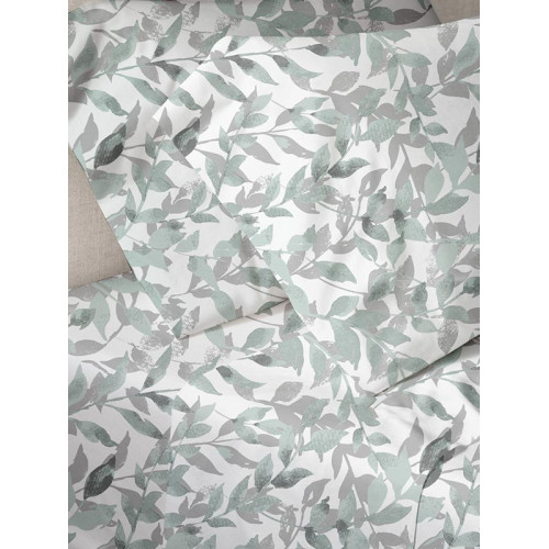 Παπλωματοθήκη Μονή (170x250) 50%βαμ-50%πολ Sunshine Menta Collection 050 Grey