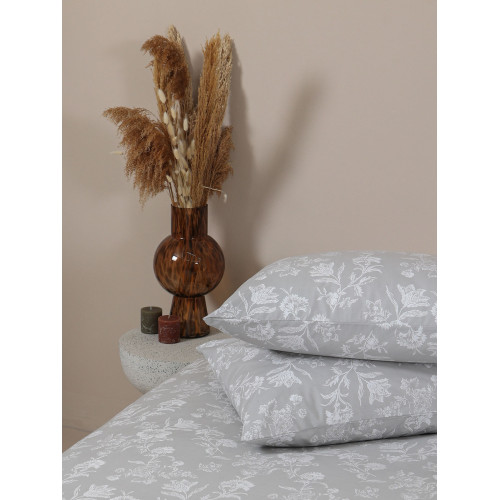 Σετ Σεντόνια Μονά (160x250) 50%βαμ-50%πολ Sunshine Menta Collection 340 Grey