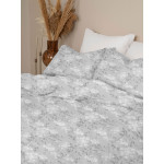 Σετ Σεντόνια Διπλά-Ημίδιπλα (200x250) 50%βαμ-50%πολ Sunshine Menta Collection 360 Grey