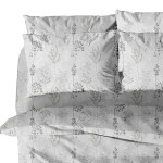 Μαξιλαροθήκες 2 τεμ (50x70) 50%βαμ-50%πολ Sunshine Menta Collection 400 Grey