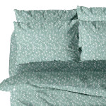 Μαξιλαροθήκες 2 τεμ (50x70) 50%βαμ-50%πολ Sunshine Menta Collection 420 Aqua