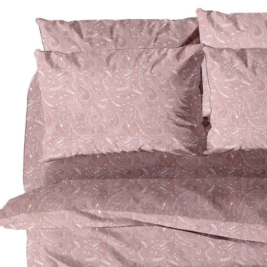 Μαξιλαροθήκες 2 τεμ (50x70) 50%βαμ-50%πολ Sunshine Menta Collection 440 Powder