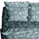 Μαξιλαροθήκες 2 τεμ (50x70) 50%βαμ-50%πολ Sunshine Menta Collection 480 Blue