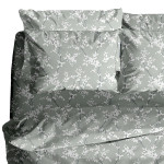 Μαξιλαροθήκες 2 τεμ (50x70) 50%βαμ-50%πολ Sunshine Menta Collection 480 Grey