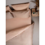 Παπλωματοθήκη Υπέρδιπλη Δίχρωμη (230x250) 50%βαμ-50%πολ Sunshine Menta Double 204 Καφέ-Μπεζ